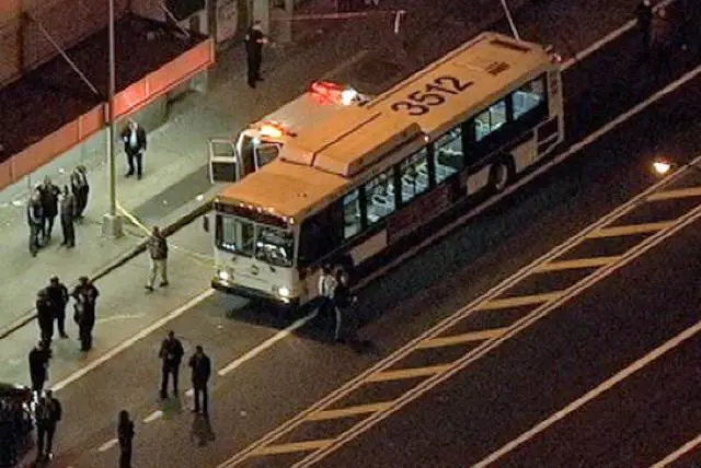 The Q111 bus, via NBC New York